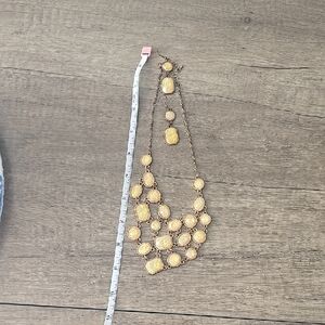 Elegant Gold Necklace Matching Earrings